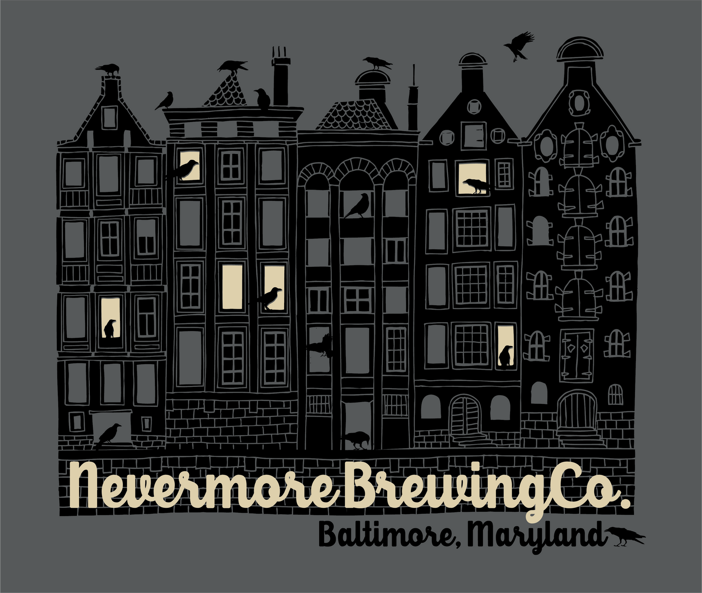 Nevermore Brewing Co. Women's Tee